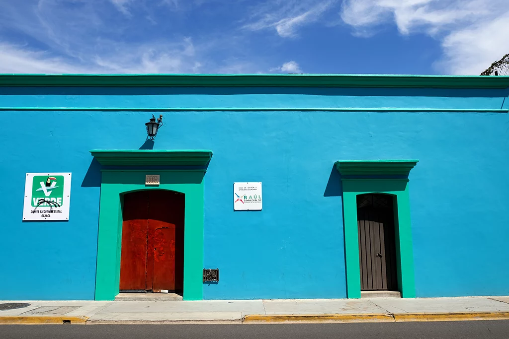Composition photographique autour des nuances de bleu par Pablo Arce